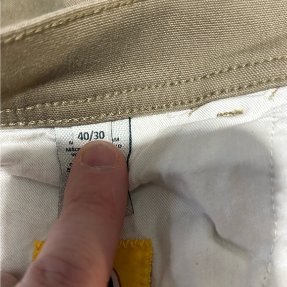 Duck Head Tan Chinos Lightweight Cotton Blend - Picture 6 of 10